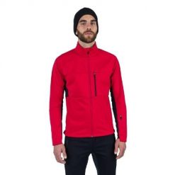 Kurtka Rossignol męska Genetys JKT czerwona. Czerwone kurtki męskie Rossignol, na zimę, l, bez wzorów, z materiału, eleganckie, bez kaptura. Za 359.00 zł.