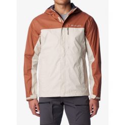 Kurtka z membraną męska Columbia Pouring Adventure II Jacket. Białe kurtki męskie Columbia, m, bez wzorów, trekkingowe. Za 291.99 zł.