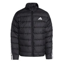 Kurtka puchowa adidas Essentials Climawarm 3 stripes. Czarne kurtki męskie Adidas, xl, bez wzorów, z materiału, climawarm (adidas). Za 419.00 zł.
