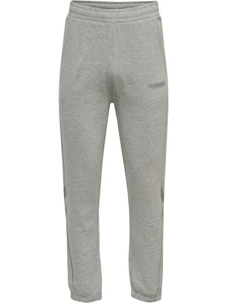 Spodnie do biegania Hummel Legacy Plus. Szare spodnie sportowe męskie Hummel, m, bez wzorów, z bawełny, do biegania. Za 187.50 zł.