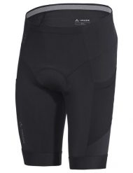 Spodenki rowerowe z wyściełaną wkładką M Kuro Tights II. Czarne szorty męskie Vaude, m, bez wzorów, z materiału. Za 559.00 zł.