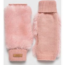 Barts - Rękawiczki. Żółte rękawiczki damskie Barts, bez wzorów, z materiału. W wyprzedaży za 129.90 zł.