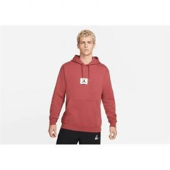 Bluza sportowa męska Nike Air Jordan Essentials Statement Fleece. Czerwone bluzy męskie Nike, m, bez wzorów, z kapturem. Za 538.00 zł.