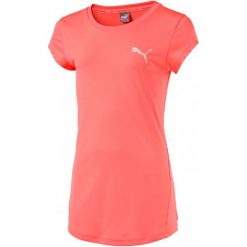 Puma Koszulka Active Dry Ess Tee G Nrgy Peach 110. T-shirty i topy dla dziewczynek marki Puma. W wyprzedaży za 44.00 zł.