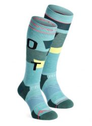 Skarpety narciarskie damskie Ortovox Freeride Long Socks Cozy. Niebieskie skarpety damskie ORTOVOX, bez wzorów, z elastanu. Za 174.79 zł.