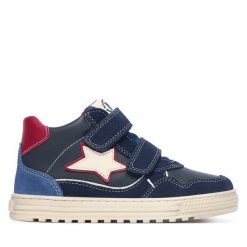 Sneakersy Naturino. Niebieskie trampki i tenisówki chłopięce Naturino, bez wzorów, bez zapięcia. Za 444.99 zł.