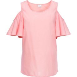Bluzka z odkrytymi ramionami bonprix jasnoróżowy. Bluzki damskie marki bonprix. Za 44.99 zł.
