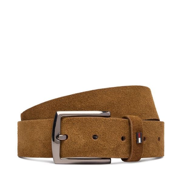 Pasek Tommy Hilfiger. Brązowe paski damskie Tommy Hilfiger, bez wzorów. Za 209.99 zł.