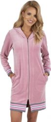 Vivisence Vivisence 5018 różowy M Nocna szlafrok. Czerwone szlafroki damskie Vivisence, m, bez wzorów, bez ramiączek, bez kaptura. Za 209.99 zł.