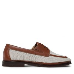 Półbuty GINO ROSSI. Brązowe półbuty na co dzień męskie Gino Rossi, bez zapięcia. Za 329.99 zł.