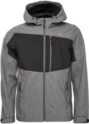 Męska kurtka softshell Loap Ladan szaro-czarna. Szare kurtki męskie ÀLG, na jesień, l, bez wzorów, z materiału, klasyczne, bez kaptura. Za 291.99 zł.