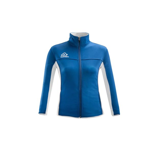 Damska bluza dresowa Acerbis Belatrix. Niebieskie bluzy damskie ACERBIS, l, bez wzorów, z dresówki, bez kaptura, na fitness i siłownię. Za 155.50 zł.