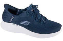 Buty sportowe Sneakersy damskie, Slip-Ins: Skech-Lite Pro - Natural Beauty. Niebieskie obuwie sportowe damskie Skechers, bez wzorów, z materiału, trekkingowe. Za 299.99 zł.