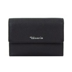 Tamaris Pportmonetka TAS Amanda Portfele 1 ct Czarny Damski. Czarne portfele damskie Tamaris, bez wzorów, ze skóry. Za 228.99 zł.