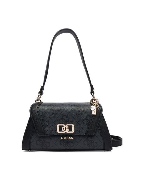 Guess Torebka 180458 Czarny. Szare torebki do ręki damskie Guess, z aplikacjami, ze skóry, bez dodatków. Za 371.99 zł.