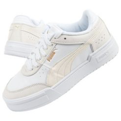 Buty Puma Pro Sport 379871 02 białe. Białe obuwie sportowe damskie bez wzorów, z materiału. Za 328.84 zł.
