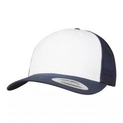 Retro Trucker Cap. Białe czapki i kapelusze damskie FLEXFIT, bez wzorów, retro. Za 51.99 zł.