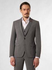 Finshley & Harding London marynarka od garnituru modułowego Mężczyźni Slim Fit Sztuczne włókno szary, 46. Szare marynarki męskie Finshley & Harding London, bez wzorów, z włókna, eleganckie. Za 999.95 zł.