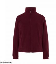 JHK - Bluza polarowa damska, taliowana, z suwakiem i dwoma zapinanymi kieszeniami bordowy XL. Czerwone bluzy damskie JHK, xl, bez wzorów, z polaru, bez kaptura. Za 54.92 zł.