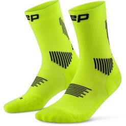 Skarpety kompresyjne CEP Compression Core 5.0 Mid Cut. Czarne skarpety męskie CEP, bez wzorów, z elastanu. Za 79.00 zł.