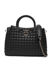 Guess Torebka Nadira HWQG84 24060 Czarny. Czarne torebki do ręki damskie Guess, z aplikacjami, ze skóry, bez dodatków. Za 469.99 zł.