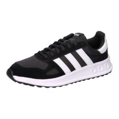 Buty sportowe adidas Run 84 czarne dla mężczyzn. Czarne buty sportowe męskie Adidas, bez zapięcia, do biegania. Za 349.60 zł.