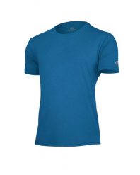 Męska koszulka funkcyjna CHUAN. Czarne koszulki sportowe męskie LASTING, m, bez wzorów, z materiału, bez kołnierzyka, bez ramiączek, trekkingowe. Za 337.00 zł.