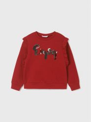 Mayoral Bluza 4476 Zielony Regular Fit. Zielone bluzy dla dziewczynek Mayoral, bez wzorów, z bawełny, bez ramiączek, bez kaptura. Za 79.99 zł.