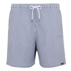 Męskie Spodenki Kąpielowe Loras Stripe Seersucker. Niebieskie kąpielówki męskie Regatta, l, bez wzorów. Za 100.99 zł.