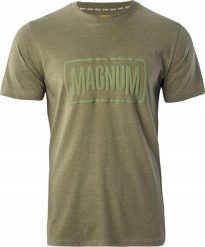 Magnum KOSZULKA MAGNUM ESSENTIAL T-SHIRT 2.0 OLIVINE MELANGE M. T-shirty męskie MAGNUM, m, bez wzorów, bez kołnierzyka. Za 45.04 zł.