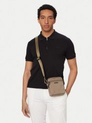 HUGO Saszetka Everett 50563508 Brązowy jasny. Brązowe saszetki męskie Hugo, z materiału. Za 379.99 zł.