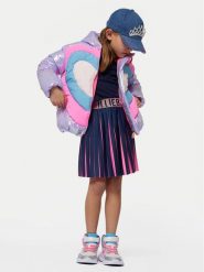 Billieblush Kurtka zimowa U20542 Różowy Regular Fit. Czerwone buty zimowe dziewczęce Billieblush, bez wzorów, z syntetyku, bez zapięcia. Za 469.99 zł.