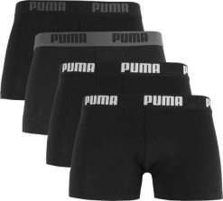 Puma Bokserki męskie Basic 4pak czarne 938198 01 L. Czarne bokserki męskie Puma, l, bez wzorów. Za 204.11 zł.