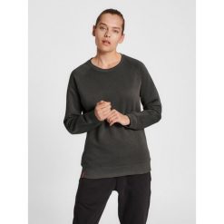 Bluza damska Hummel red Heavy. Szare bluzy damskie Hummel, na wiosnę, s, bez wzorów, z bawełny, bez kaptura. Za 171.05 zł.