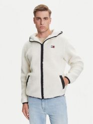 Tommy Jeans Kurtka przejściowa Teddy DM0DM19224 Beżowy Regular Fit. Brązowe kurtki męskie Tommy Jeans, l, bez wzorów, z jeansu, bez kaptura. Za 549.99 zł.