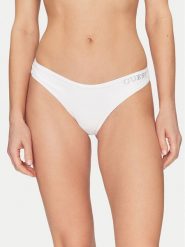 Guess Dół od bikini E4GO02 LY00K Biały. Brązowe bikini damskie Guess, s, z aplikacjami. Za 89.99 zł.