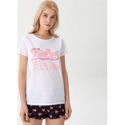 Piżamowa koszulka The Pink Panther - Biały. Koszule nocne damskie House. Za 29.99 zł.