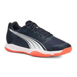 Buty do piłki ręcznej PUMA Eliminate Turbo. Niebieskie obuwie sportowe damskie Puma, bez wzorów, do piłki ręcznej. Za 299.99 zł.