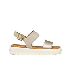 Sandały damskie Geox Camalei. Brązowe obuwie sportowe damskie Geox, bez wzorów, trekkingowe. Za 409.00 zł.