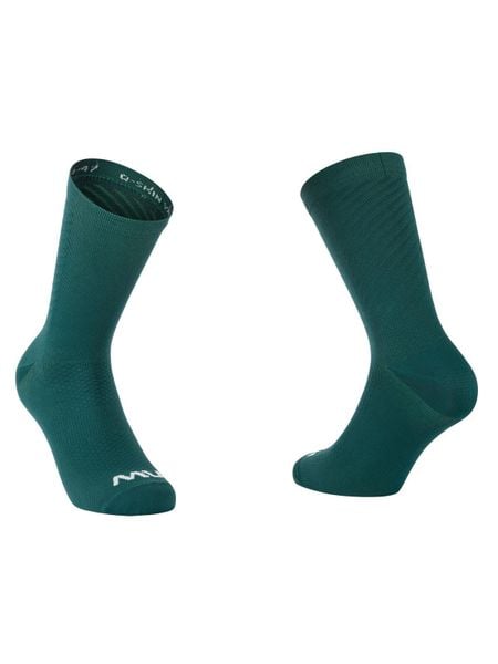 Skarpety rowerowe NORTHWAVE Switch Sock szmaragdowe. Zielone skarpety męskie Northwave, w ażurowe wzory, z dzianiny. Za 44.85 zł.