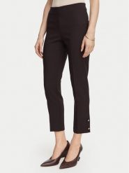 Rinascimento Spodnie capri CFC0130137003 Brązowy ciemny Slim Fit. Brązowe spodnie materiałowe damskie Rinascimento, s, bez wzorów, z materiału. Za 469.99 zł.
