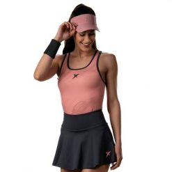 Camiseta Drop Shot Lirio Mujer. Brązowe koszulki sportowe damskie DROP SHOT, bez wzorów, bez kołnierzyka, bez ramiączek. Za 169.50 zł.