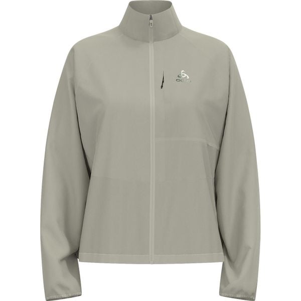 Kurtka damska Odlo ZEROWEIGHT Jacket. Szare kurtki damskie Odlo, l, bez wzorów, z materiału, bez kaptura. Za 288.99 zł.