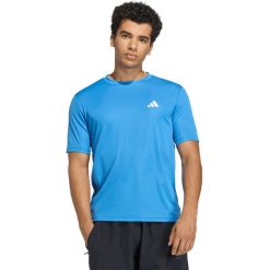 Koszulka męska adidas Workout Essentials Base. Niebieskie koszulki sportowe męskie Adidas, m, bez wzorów, z materiału, bez kołnierzyka, bez ramiączek, na fitness i siłownię, climacool (adidas). Za 82.99 zł.