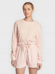 BLUZA DAMSKA ELLESSE SPORTOWA KRÓTKA WIĄZANA LUSSO CROP KOLOR RÓŻOWY. Czerwone bluzy damskie Ellesse, l, bez wzorów, z bawełny, bez kaptura. Za 115.99 zł.