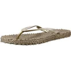 Sandały ILSE JACOBSEN CHEERFUL01 Złoty. Żółte sandały damskie Ilse Jacobsen, bez wzorów, z gumy, bez obcasa, bez zapięcia. Za 152.99 zł.