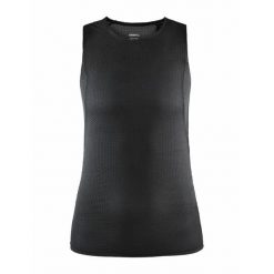 Damski tank top Craft pro dry nanoweight. Czarne bielizna termoaktywna damska Craft, l, bez wzorów, z materiału, bez ramiączek. Za 133.40 zł.