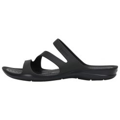 Sandały damskie sportowe Crocs SWIFTWATER SANDAL. Brązowe sandały damskie Crocs, bez wzorów, bez obcasa, bez zapięcia. W wyprzedaży za 149.00 zł.