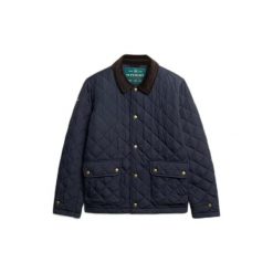 Kurtka puchowa Superdry Estate. Niebieskie kurtki męskie Superdry., m, bez wzorów, z puchu, bez kaptura. Za 471.25 zł.