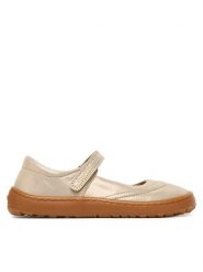 Froddo Baleriny Barefoot Mary J G3140195-2 D Złoty. Żółte baleriny dziewczęce Froddo, bez wzorów, ze skóry, bez zapięcia. Za 349.99 zł.